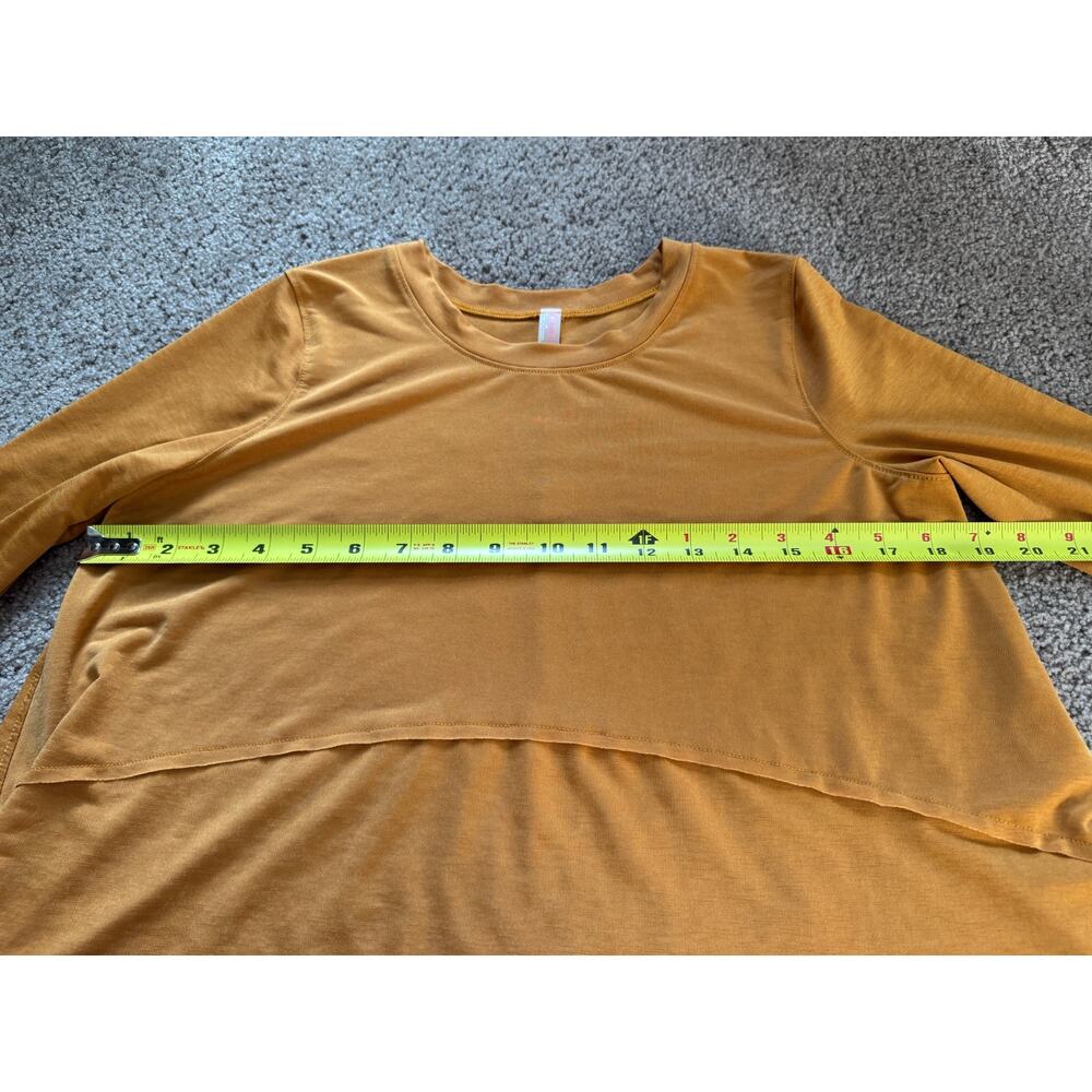 Free people Movement Tempo UV Protection Long Sleeve Tee Breezy Athletic Mustard - Picture 4 of 7